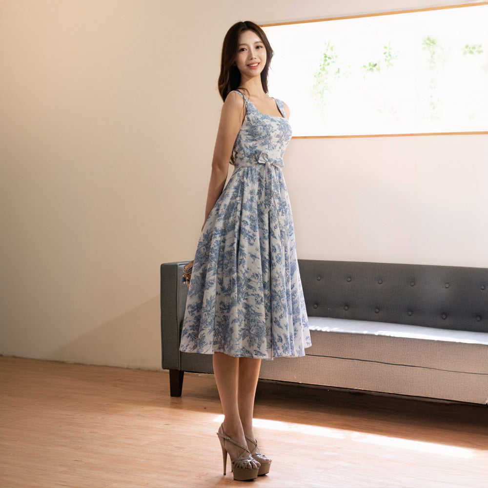 Linen Hepburn Summer Dress