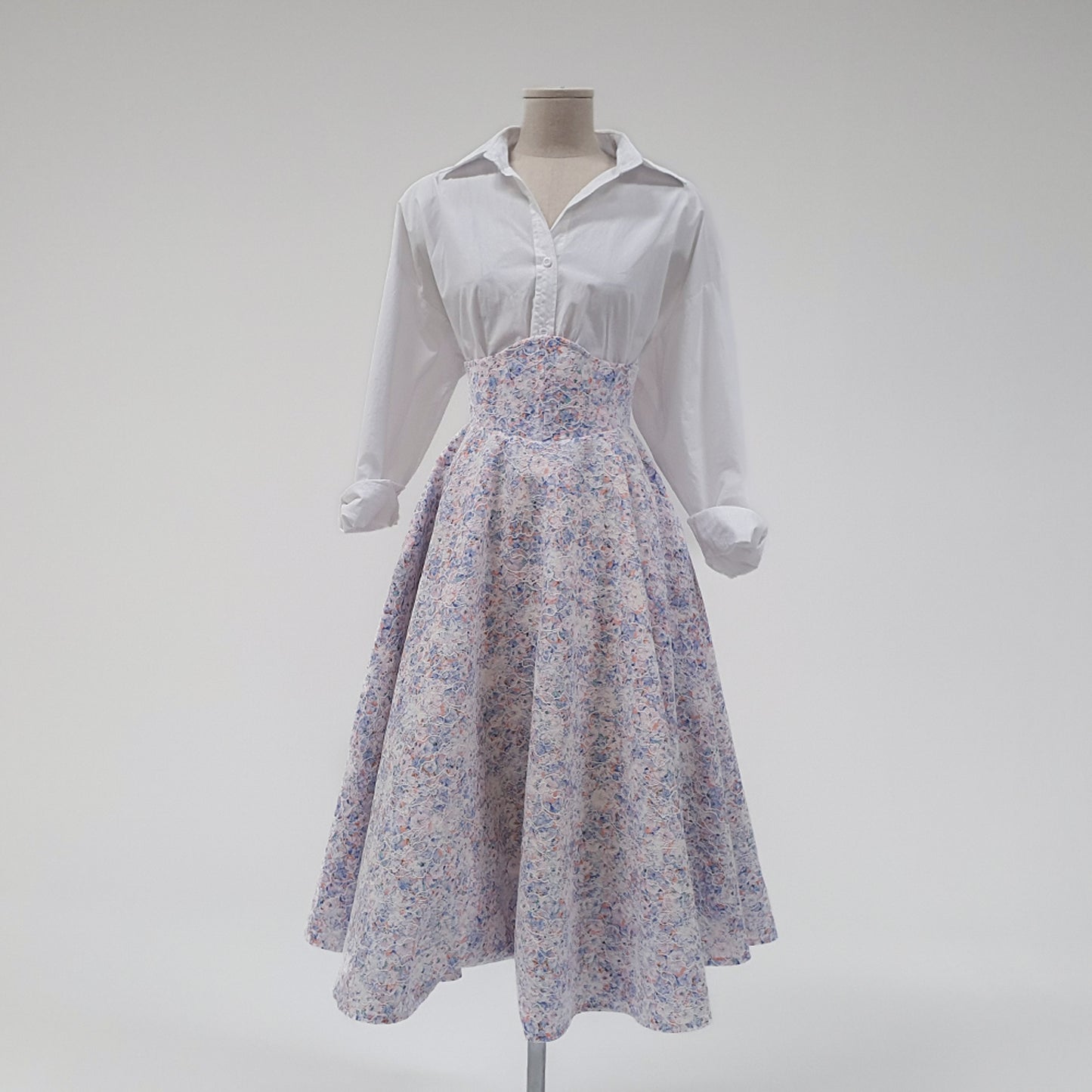 Corset Skirt Romantic Volume with a Cinched Waist