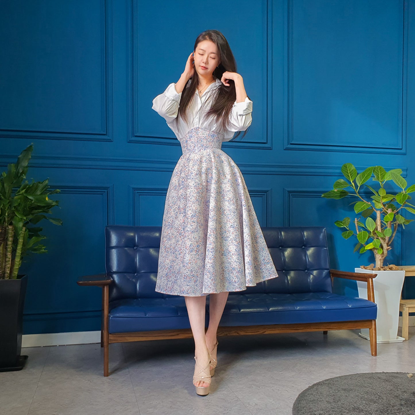 Corset Skirt Romantic Volume with a Cinched Waist