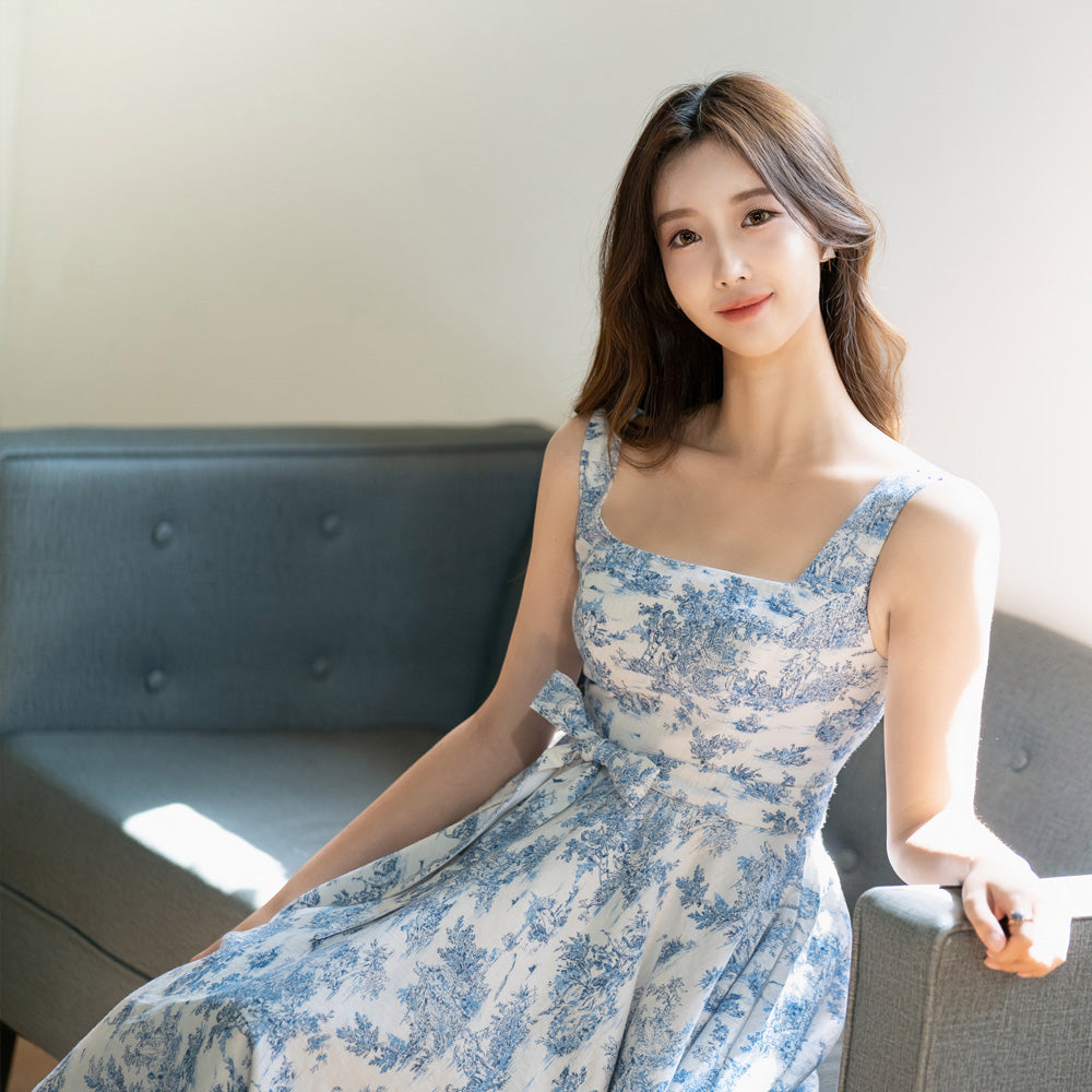 Linen Hepburn Summer Dress