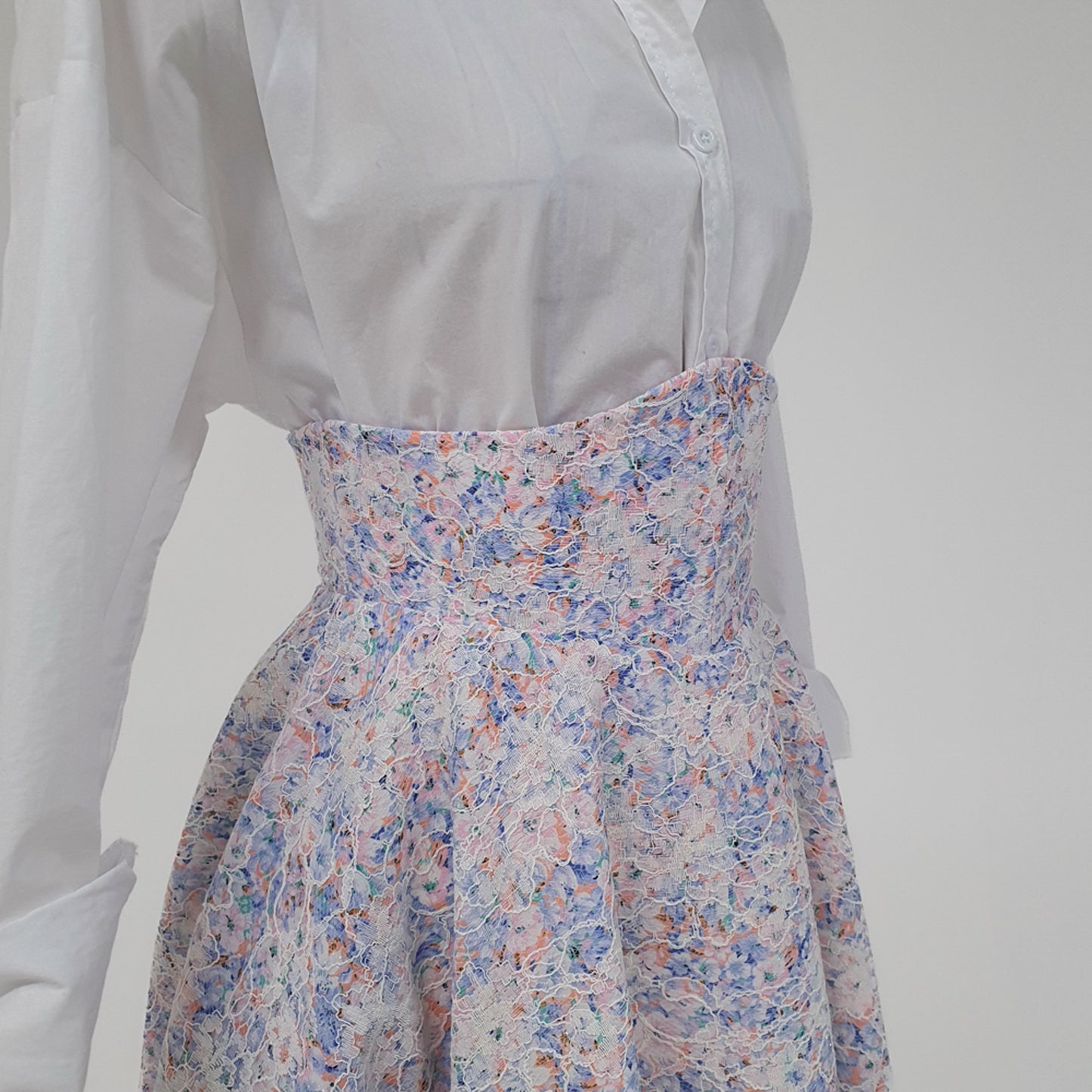 Corset Skirt Romantic Volume with a Cinched Waist