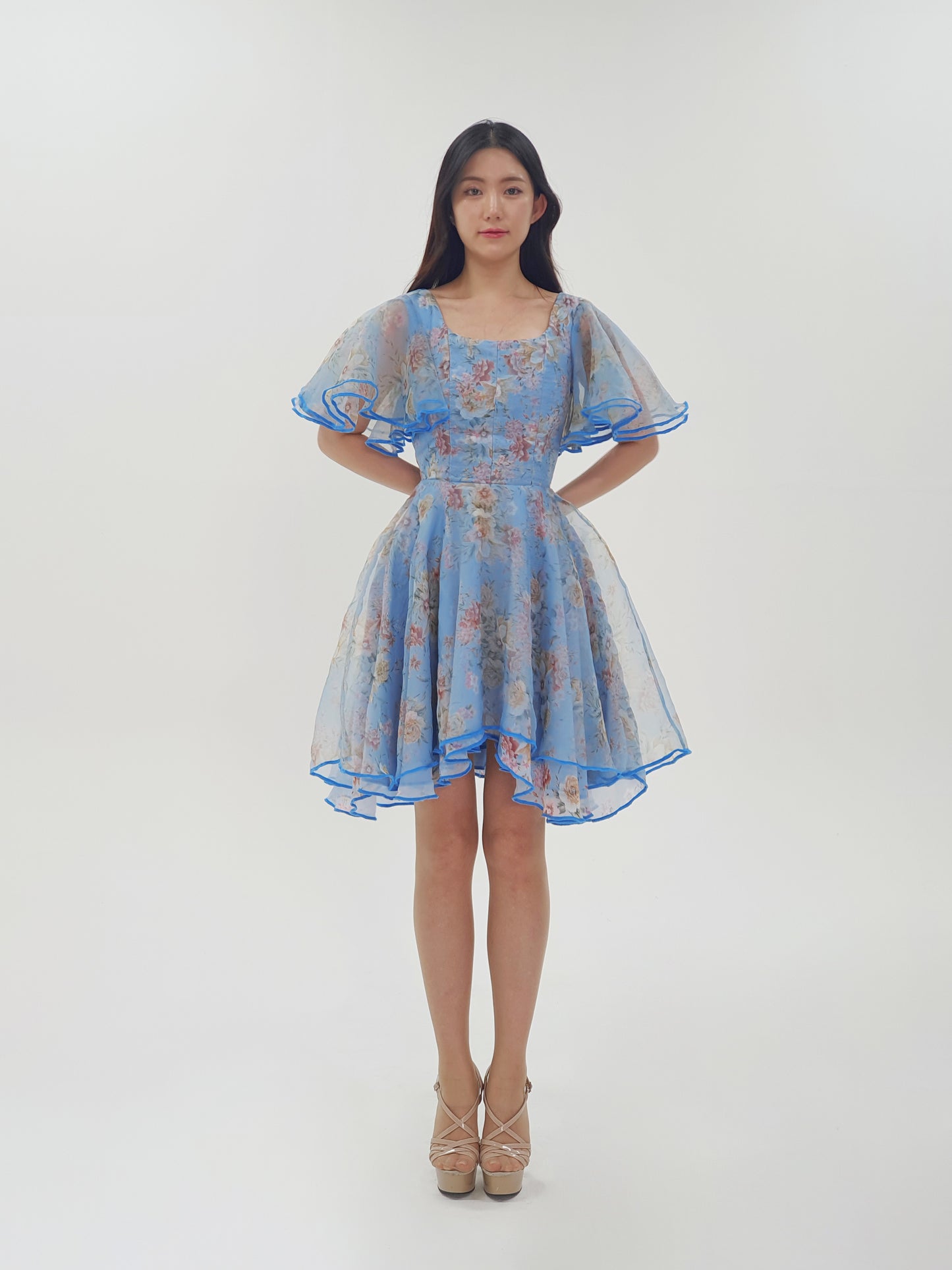 Light Blue Bloom Dress