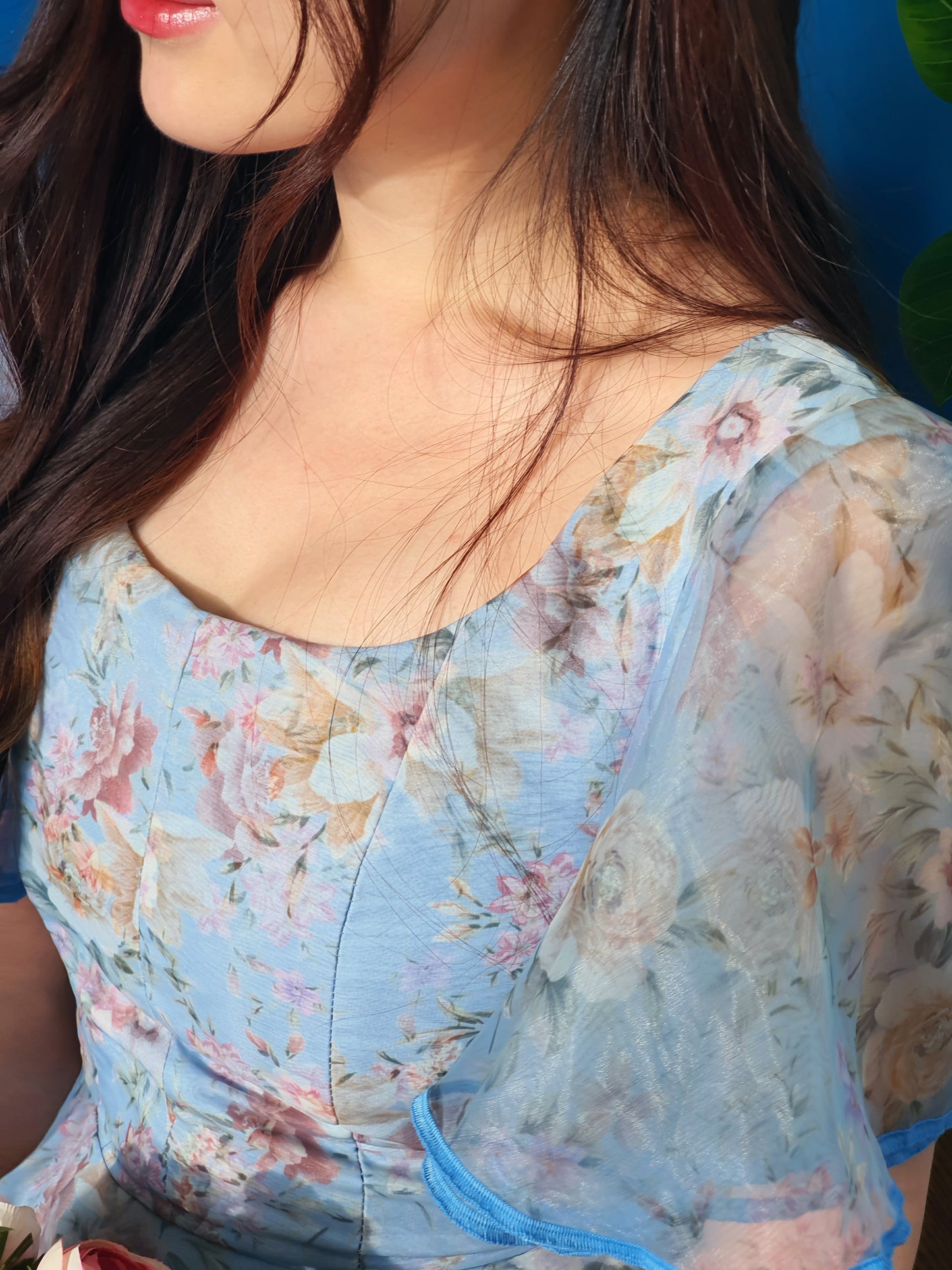 Light Blue Bloom Dress
