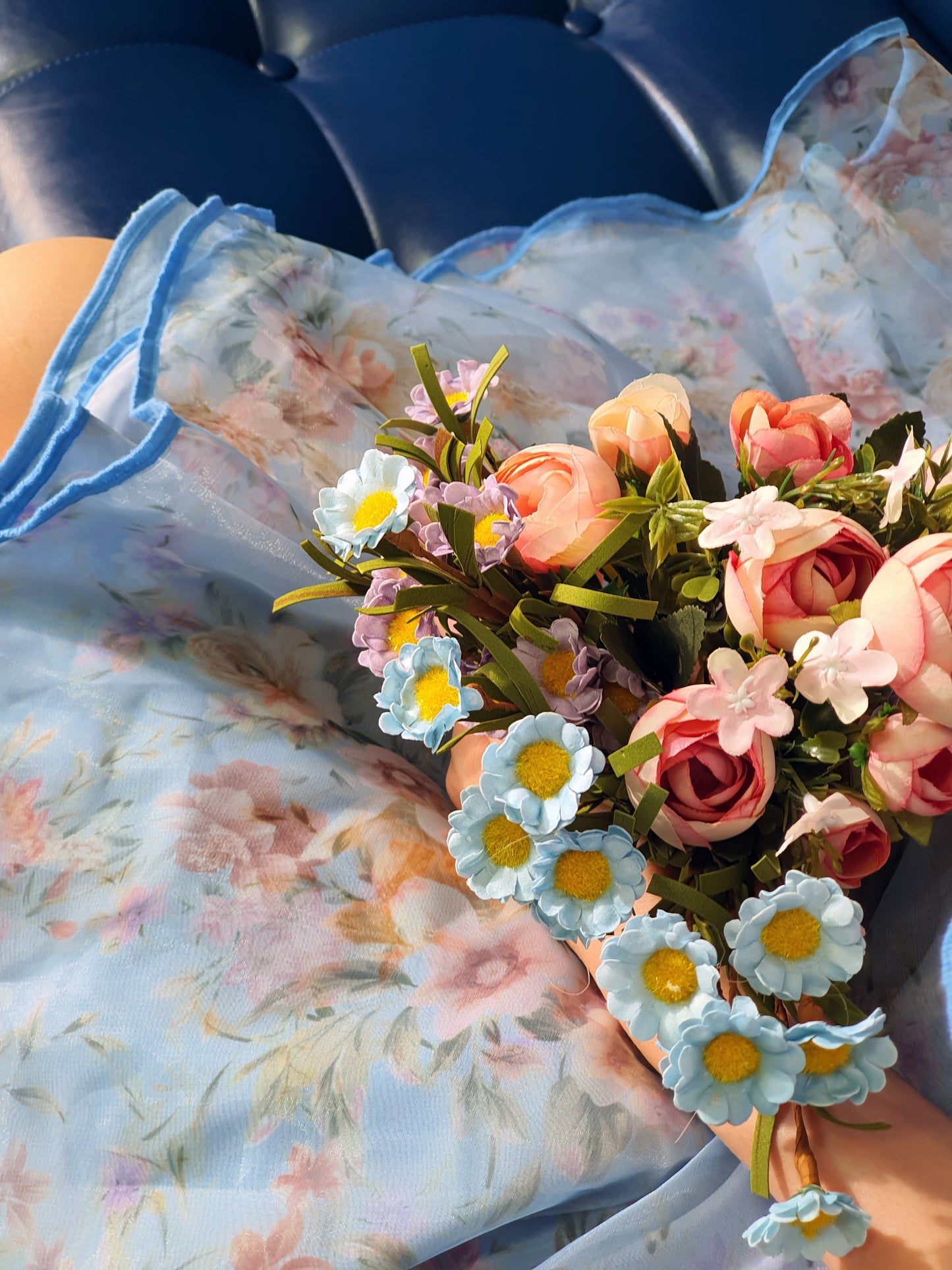Light Blue Bloom Dress