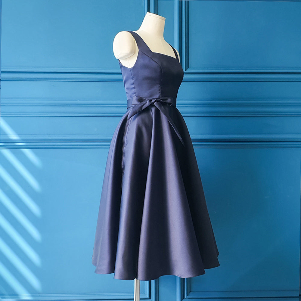 Navy Hepburn Classic Dress
