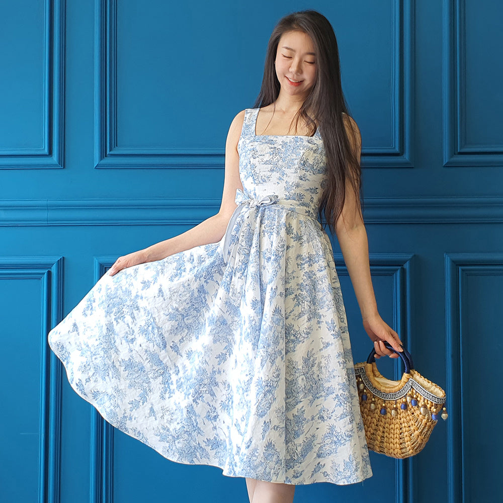 Linen Hepburn Summer Dress