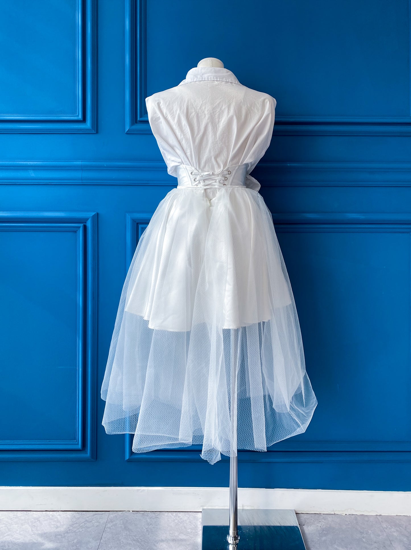 Corset Tulle Skirt Set - Refined Waist. Flowing Layers. Bridal-Ready.