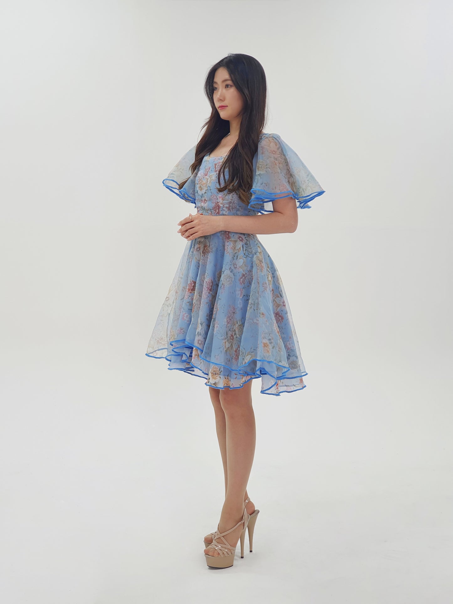 Light Blue Bloom Dress