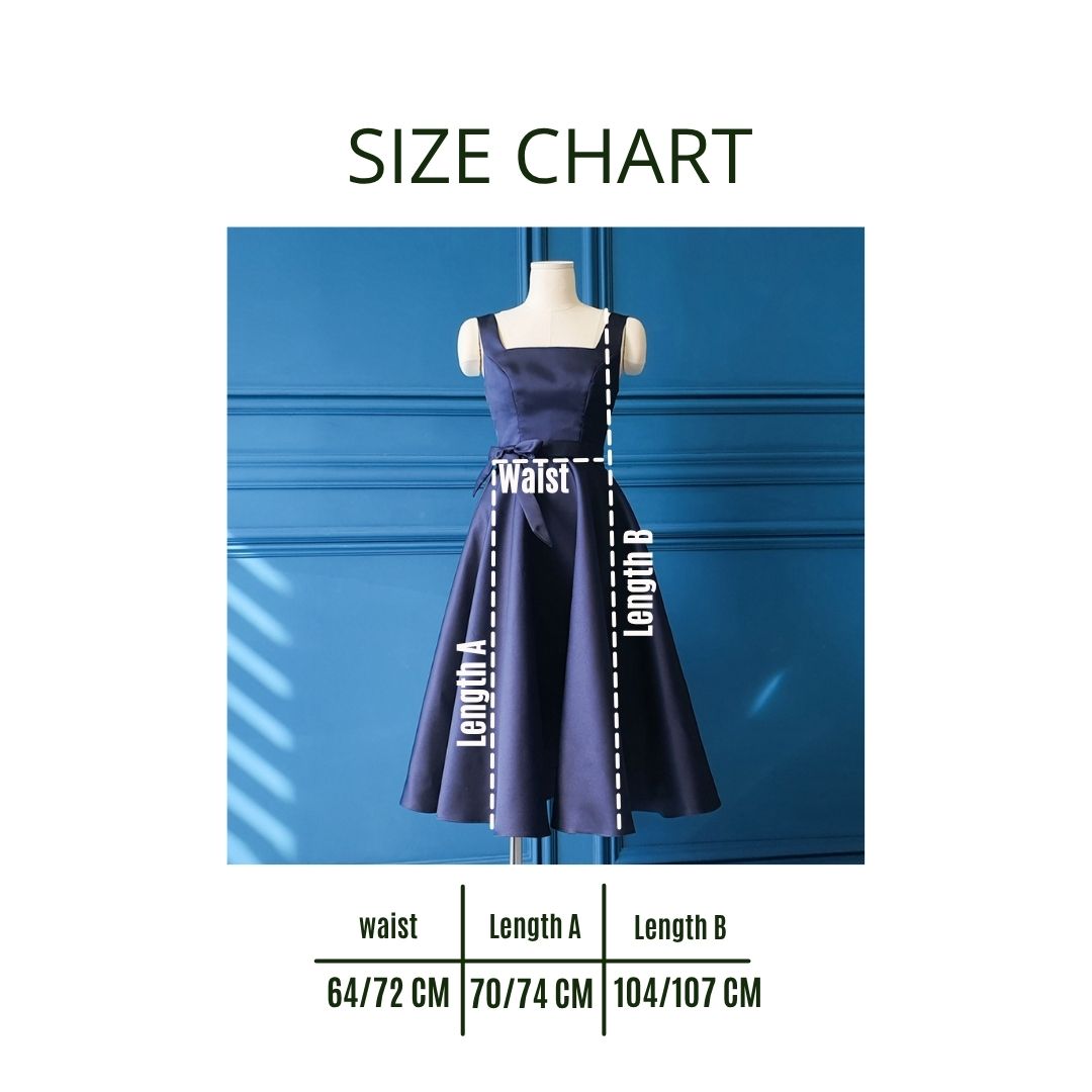 Navy Hepburn Classic Dress